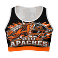 210 Apaches custom sports bra front
