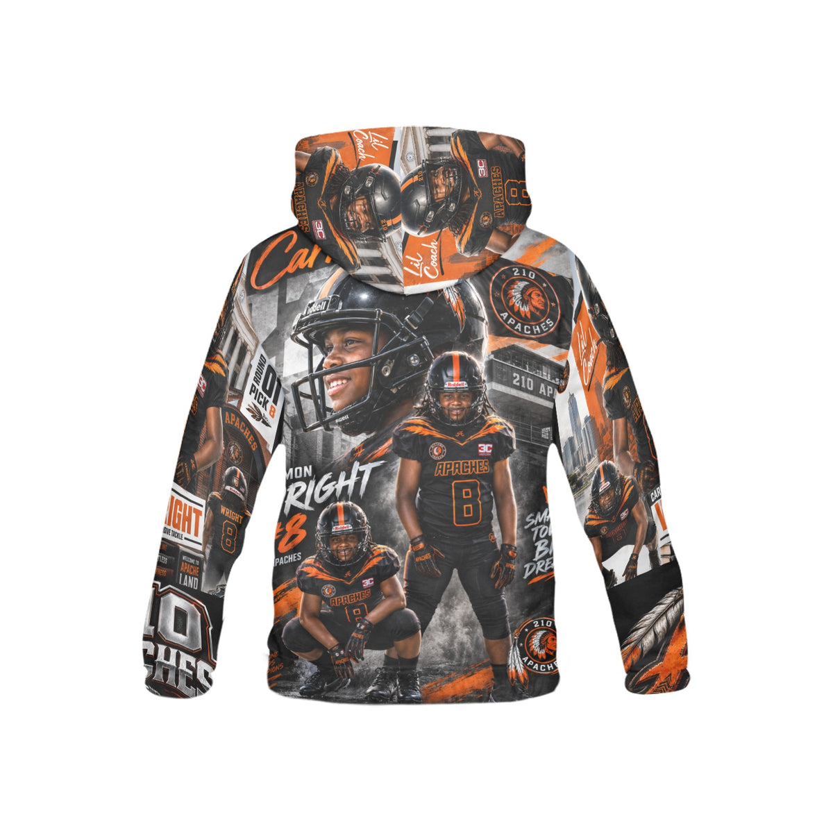 210 Apaches 3d hoodie