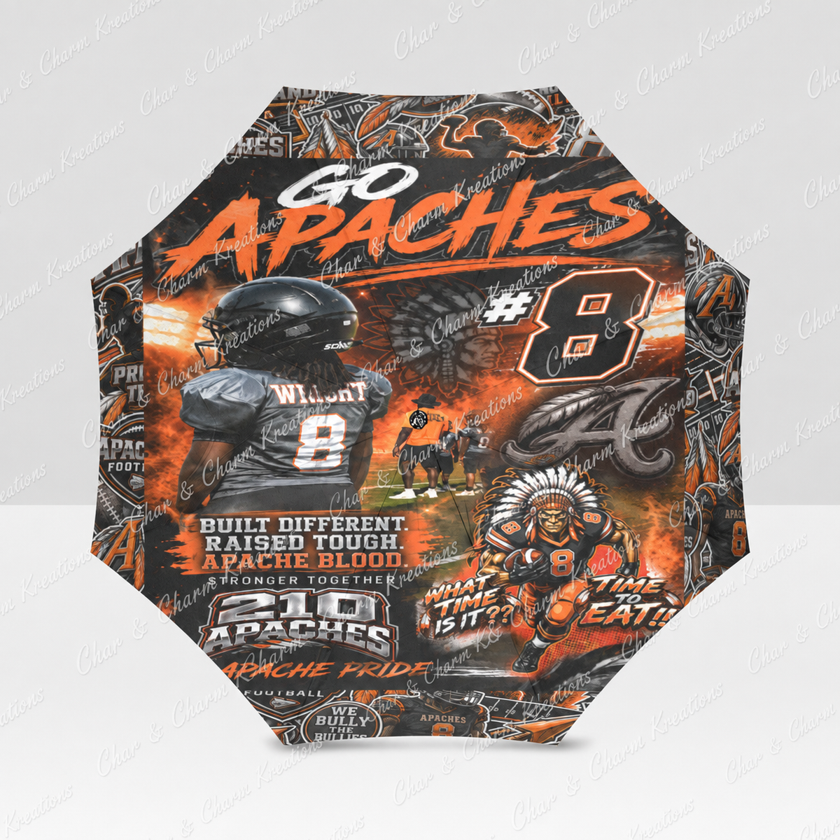 210 Apaches Custom Sports Umbrella – Any Team