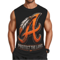Custom sleeveless sports shirt front