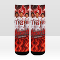 Custom JR Rockets sports socks