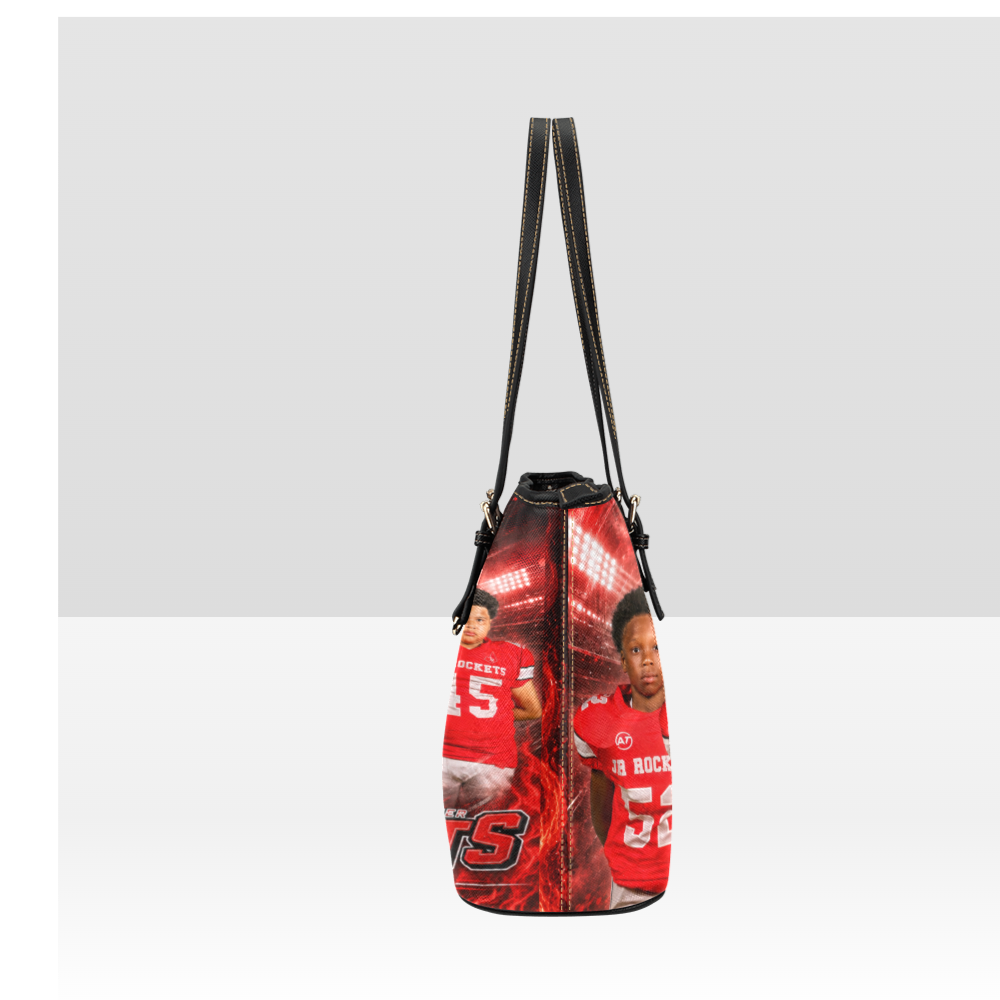 Converse Judson Jr. Rockets custom team tote bag side view